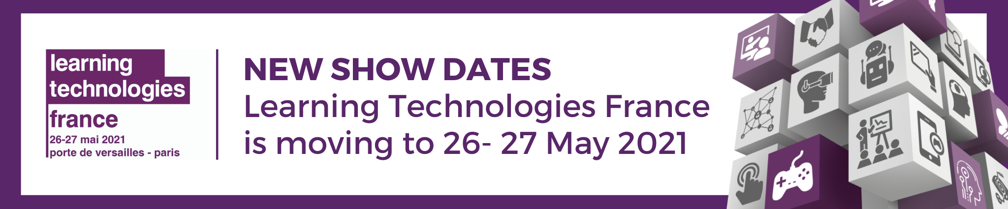 Learning Technologies France moves to May 2021